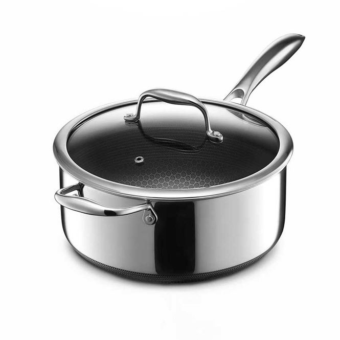 Hovedbilde HEXCLAD Gryte med lokk, 4,7 ltr, hybrid