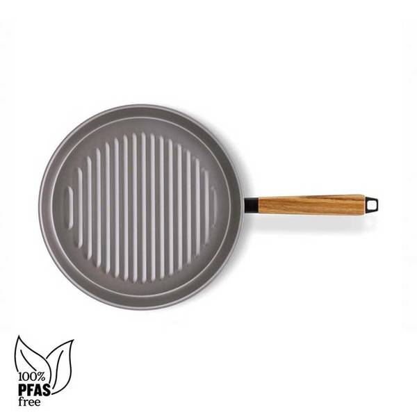 BEKA Nomad Grillpanne 28cm, karbonst&aring;l, Rund